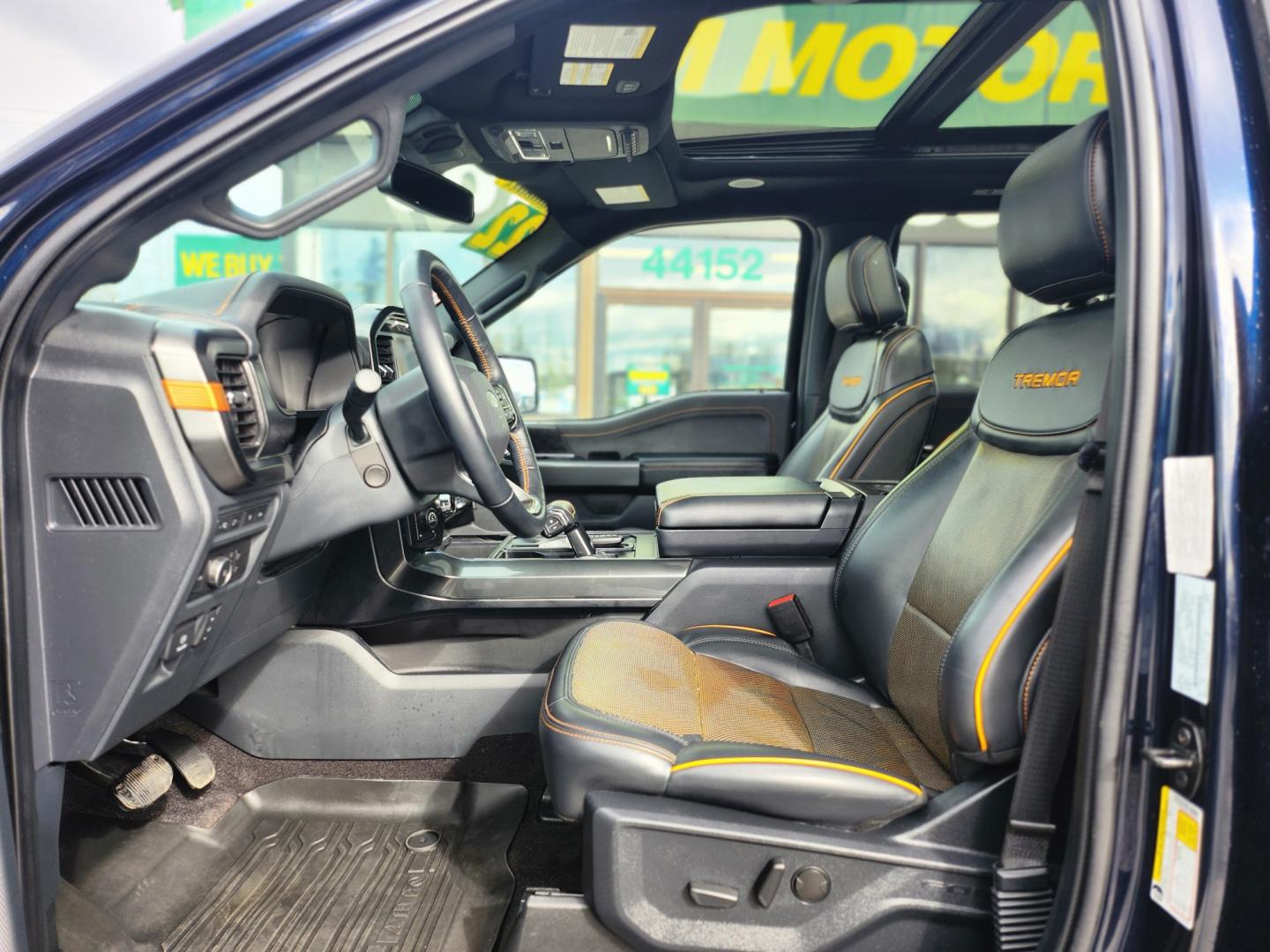 2022 BLUE /BLACK FORD F-150 TREMOR (1FTEW1E81NF) with an 3.5L engine, Automatic transmission, located at 1960 Industrial Drive, Wasilla, 99654, (907) 274-2277, 61.573475, -149.400146 - Photo#10